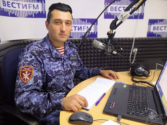 Новый проект Росгвардии стартовал на радио в Севастополе