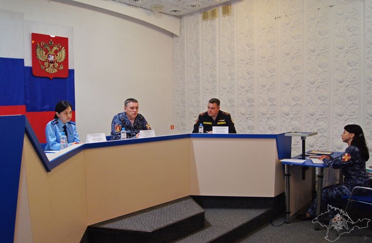 В крымском управлении вневедомственной охраны Росгвардии проведен семинар-совещание по вопросу антитеррористической защищенности объектов