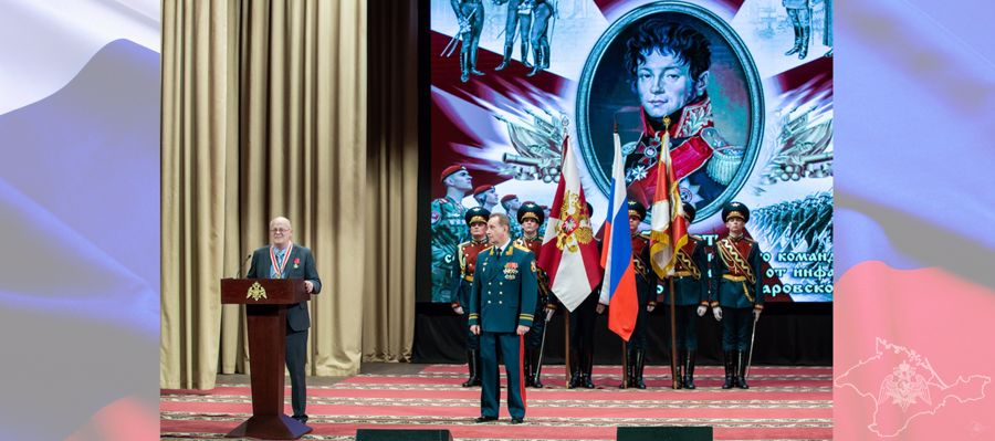 ГЕНЕРАЛ АРМИИ ВИКТОР ЗОЛОТОВ ВПЕРВЫЕ ВРУЧИЛ ВОЕННОСЛУЖАЩИМ И СОТРУДНИКАМ РОСГВАРДИИ МЕДАЛЬ «ГЕНЕРАЛ ОТ ИНФАНТЕРИИ Е.Ф. КОМАРОВСКИЙ»