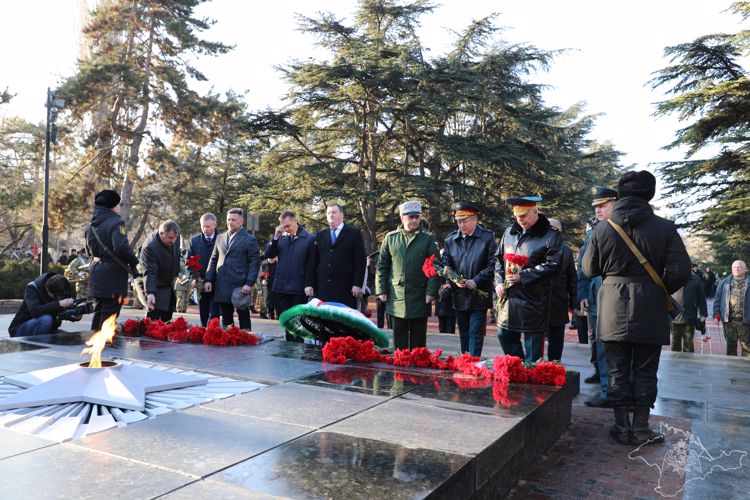 В республике Крым и г. Севастополе прошли торжественные мероприятия, посвященные празднованию Дня защитника Отечества