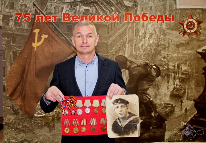 В рамках ведомственной акции «Автограф Победы» сотрудник крымской вневедомственной охраны Росгвардии рассказал о своем дедушке-фронтовике