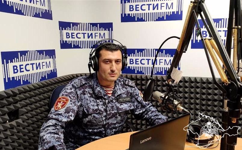 Заместитель руководителя территориального органа Росгвардии встретился с журналистами региональной радиостанции в Севастополе