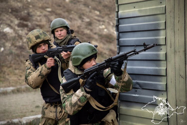 В Крыму проходят совместные тактические занятия подразделений Росгвардии