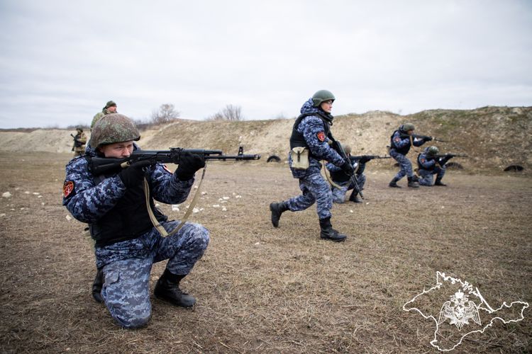 В Крыму проходят совместные тактические занятия подразделений Росгвардии