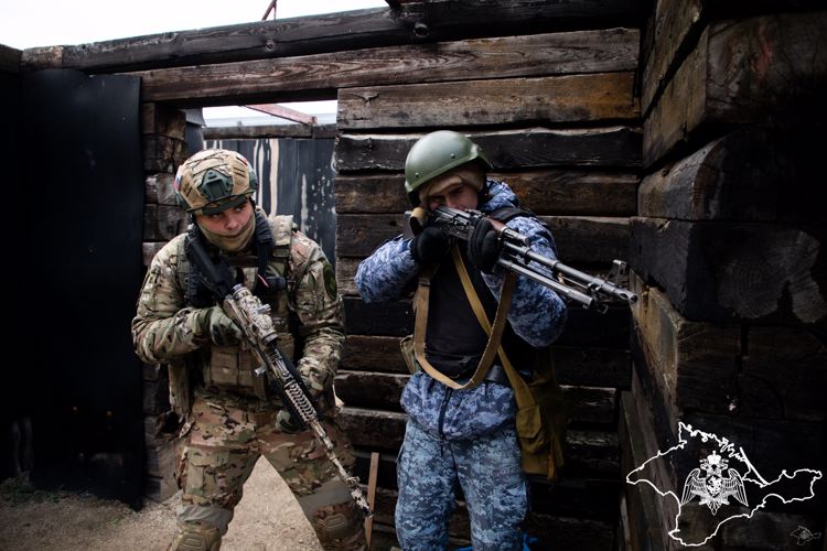 В Крыму проходят совместные тактические занятия подразделений Росгвардии