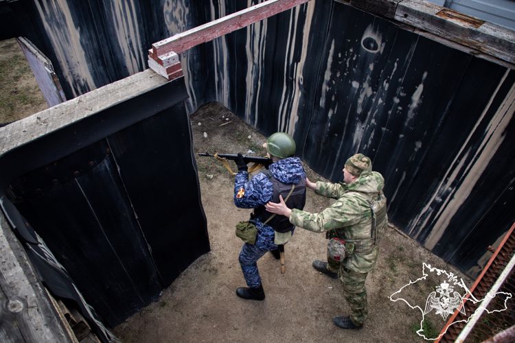 В Крыму проходят совместные тактические занятия подразделений Росгвардии