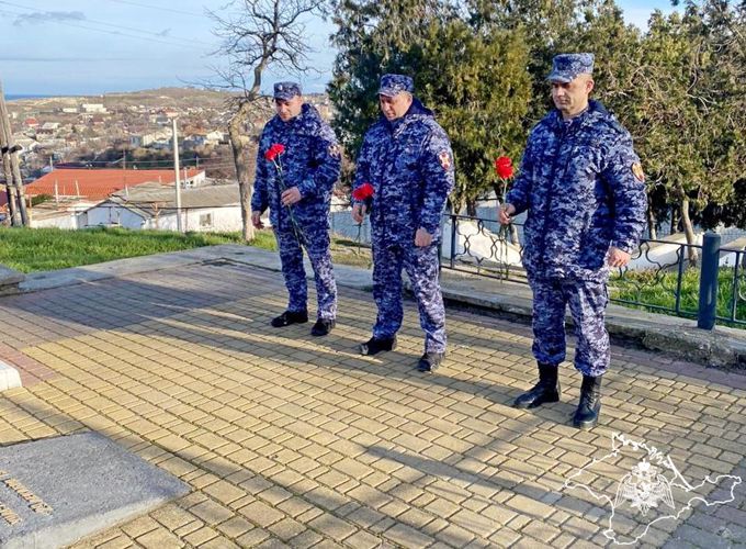 Крымские росгвардейцы приняли участие в мероприятиях, посвященных 80-й годовщине победы в Сталинградской битве