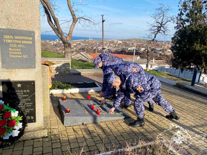 Крымские росгвардейцы приняли участие в мероприятиях, посвященных 80-й годовщине победы в Сталинградской битве