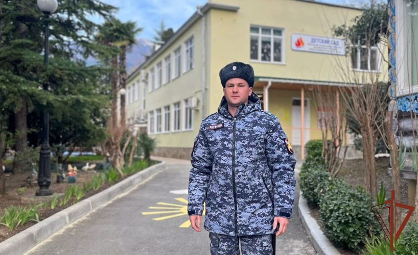 Угрозу возгорания одного из охраняемых объектов предотвратил росгвардеец в Крыму