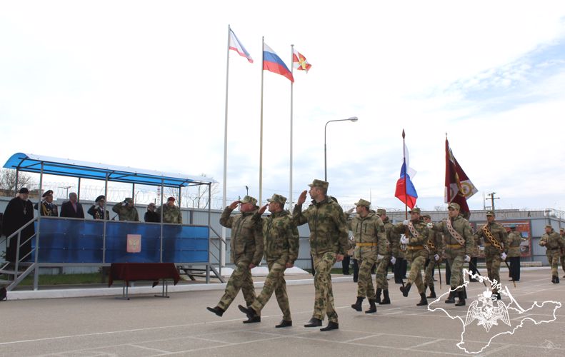 Личный состав воинских частей Росгвардии, дислоцированных в Крыму, отметил годовщины сформирования подразделений