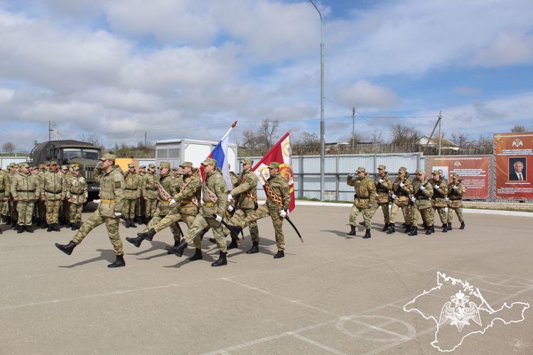 Личный состав воинских частей Росгвардии, дислоцированных в Крыму, отметил годовщины сформирования подразделений