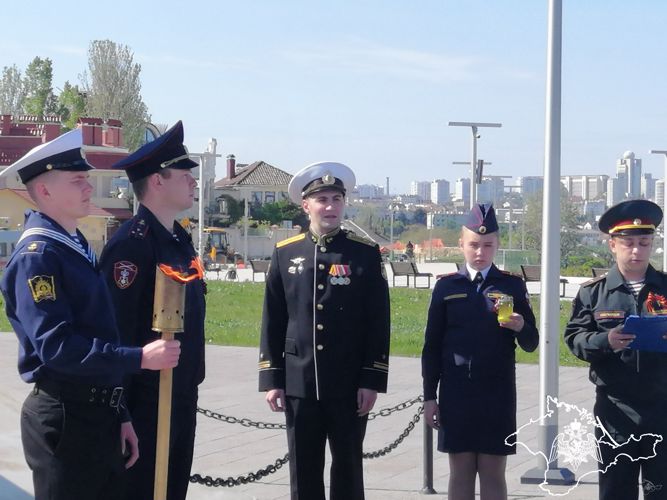 К Всероссийской акции «Честь и достоинство» присоединились росгвардейцы из Севастополя