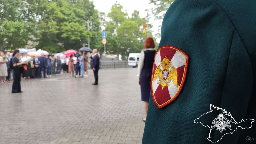 Под аккомпанемент военного оркестра полка Росгвардии в Севастополе состоялось общественно-значимое мероприятие