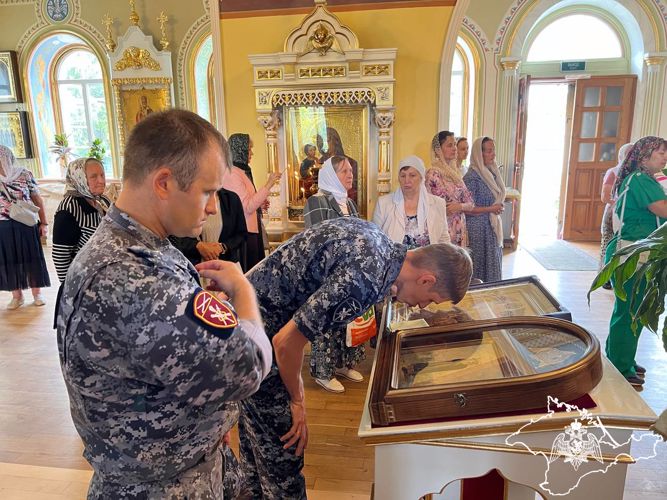 В День Крещения Руси росгвардейцы приняли участие в праздничных мероприятиях