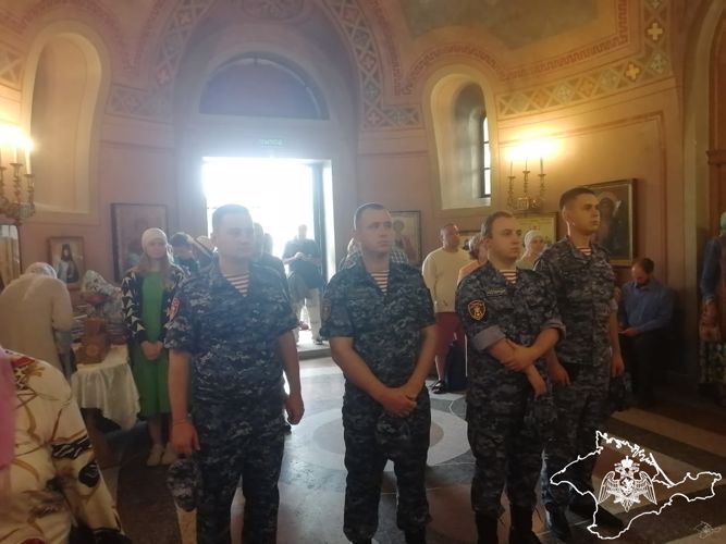 В День Крещения Руси росгвардейцы приняли участие в праздничных мероприятиях