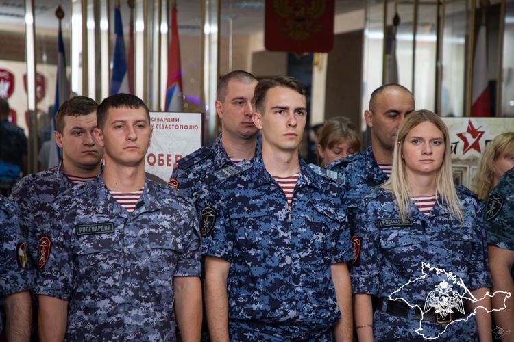 Память Героя России Магомеда Нурбагандова почтили росгвардейцы в Крыму