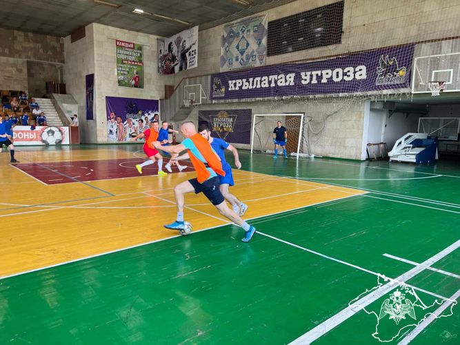 Чемпионат по мини-футболу состоялся в крымском территориальном органе Росгвардии