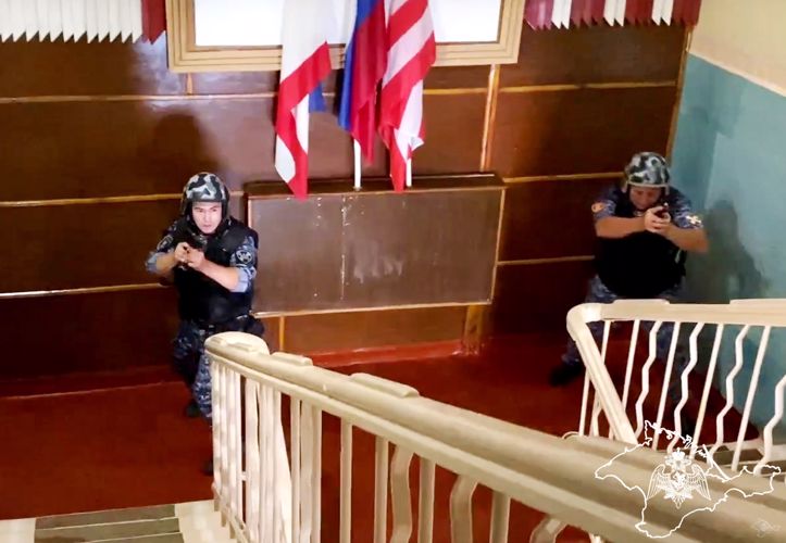 Представители Росгвардии приняли участие в создании учебного фильма в Крыму
