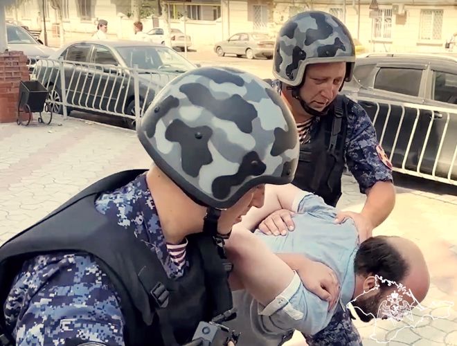 Представители Росгвардии приняли участие в создании учебного фильма в Крыму