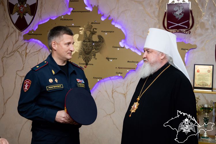 Гостем росгвардейцев в крымской столице стал митрополит Ставропольский и Невинномысский Кирилл