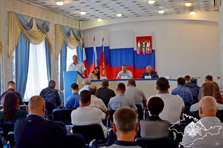 Собрание с частными охранными предприятиями провели росгвардейцы в Крыму