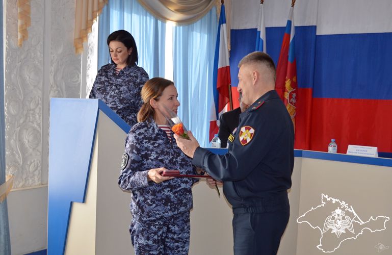 В Крыму подразделения вневедомственной охраны Росгвардии отметили годовщину со дня образования