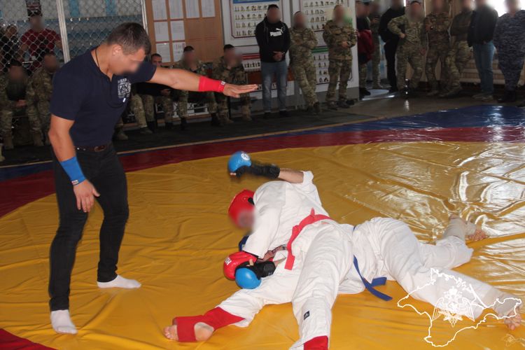 В Севастополе состоялся чемпионат по рукопашному бою среди представителей Росгвардии 