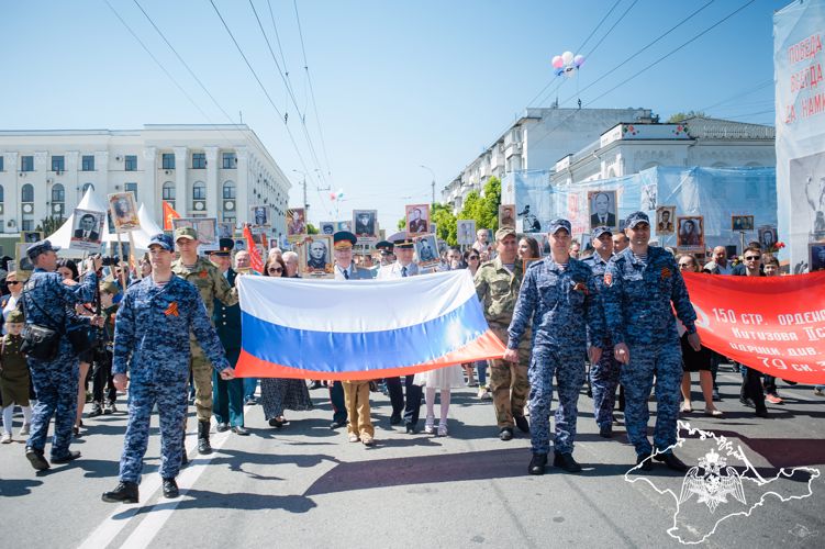Главное управление Росгвардии по Республике Крым и городу Севастополю отмечает 7 годовщину со дня образования