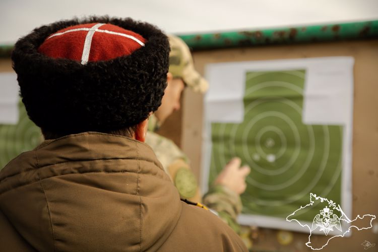 Росгвардия провела военно-полевой сбор с добровольцами Черноморского казачьего войска