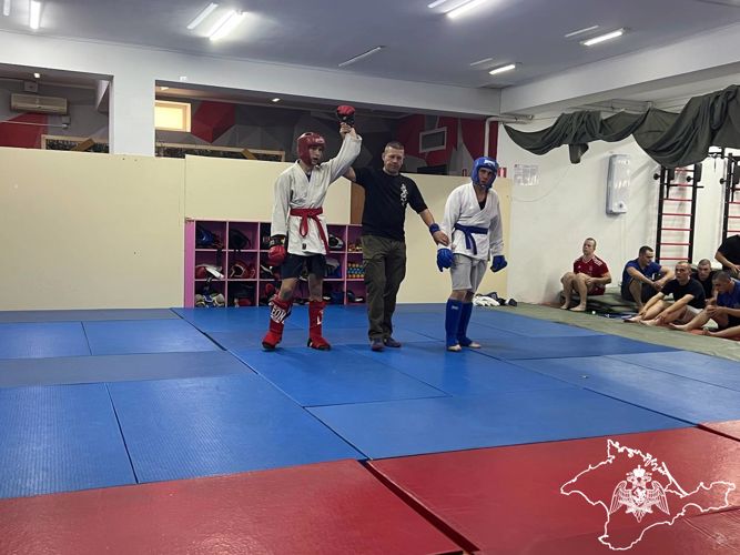 В Севастопольском полку Росгвардии прошел чемпионат по рукопашному бою