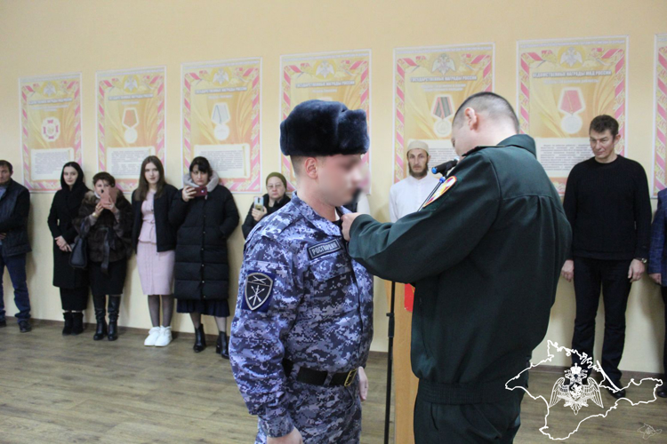 Новобранцы, пополнившие ряды Росгвардии, приведены к присяге в Крыму и Севастополе