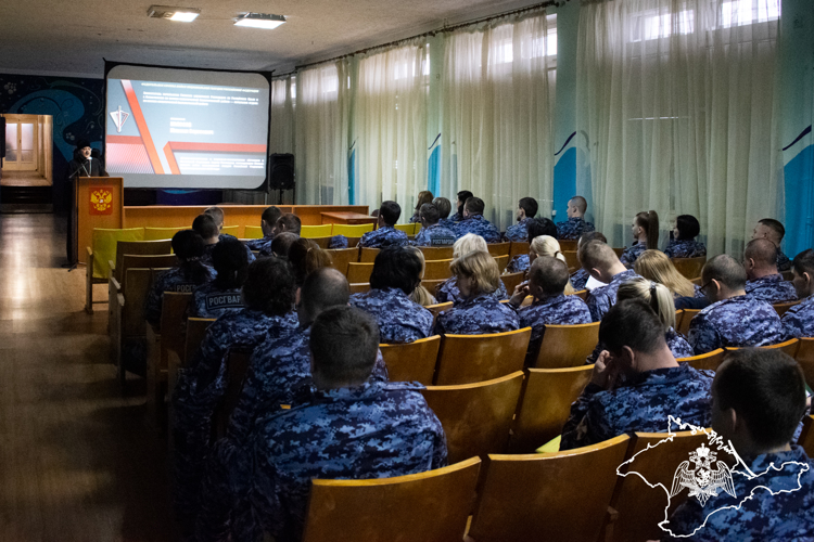 Росгвардейцы стали участниками встречи с представителями духовенства Симферопольской и Крымской епархии в канун празднования Крещения Господня