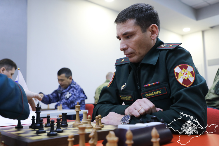 Лучшие шахматисты Южного округа Росгвардии определились в Крыму