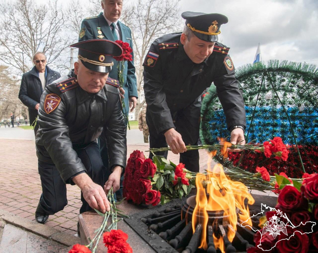 При участии Росгвардии в Севастополе отметили юбилейную годовщину «Крымской Весны»