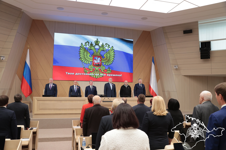 В преддверии Дня воссоединения Крыма с Россией росгвардейцы отмечены правами руководства региона