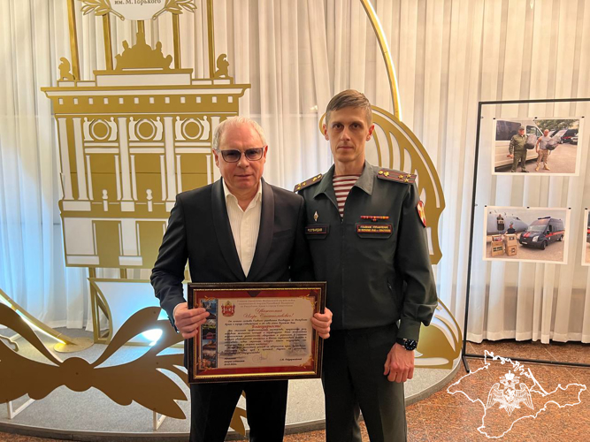 Творческий вечер Игоря Прокопенко посетили росгвардейцы в Крыму