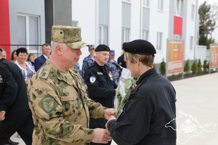 В Керчи сотрудники ОМОН отметили годовщину со дня образования спецподразделения