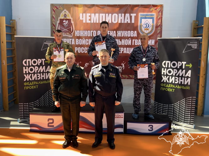 Лучшие боксеры Южного округа Росгвардии определились в Крыму