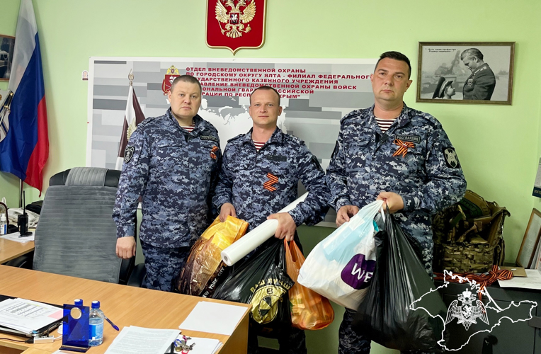 Росгвардейцы поддержали находящихся на лечении в крымском санатории участников СВО
