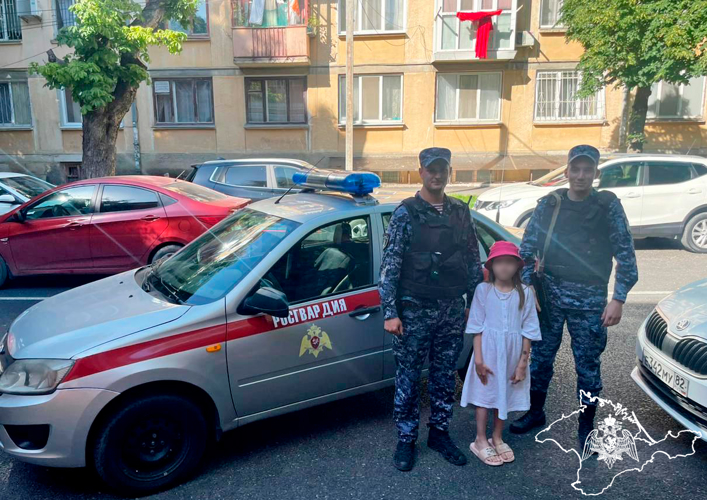 Росгвардейцы разыскали потерявшегося ребенка в Симферополе