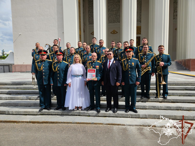 Музыканты Росгвардии одержали победу в творческом турнире духовых оркестров на форуме «Россия» в Москве (видео)
