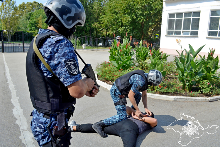Крымские росгвардейцы приняли участие в проведении всероссийских антитеррористических учений