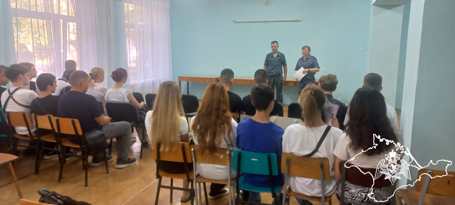 В Крыму и Севастополе Росгвардейцы провели ряд мероприятий ко Дню солидарности в борьбе с терроризмом