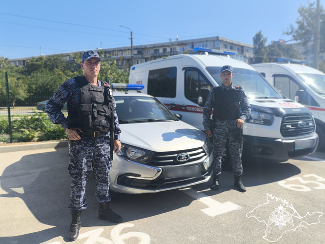 В Евпатории росгвардейцами задержан подозреваемый в нанесении ножевых ранений