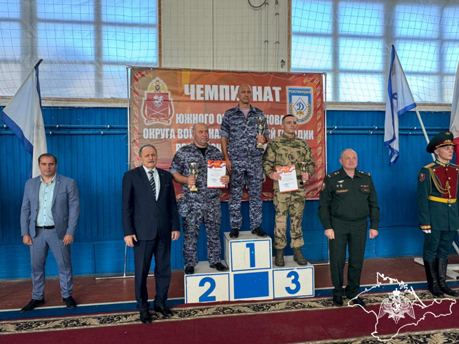 Крымские росгвардейцы стали призерами чемпионата по плаванию Южного округа Росгвардии 