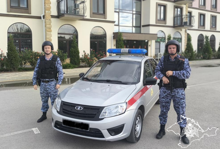 В Евпатории сотрудники Росгвардии задержали нетрезвую девушку, совершившую ДТП на угнанном автомобиле