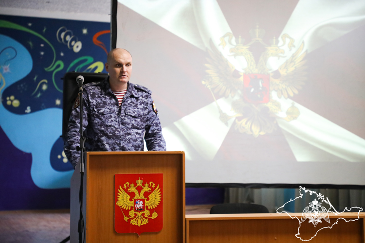 В Росгвардии Крыма состоялось информирование, посвященное 255-летию со дня рождения генерала Евграфа Комаровского