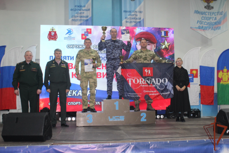 Спортсмены крымского территориального органа стали чемпионами Южного округа Росгвардии по рукопашному бою