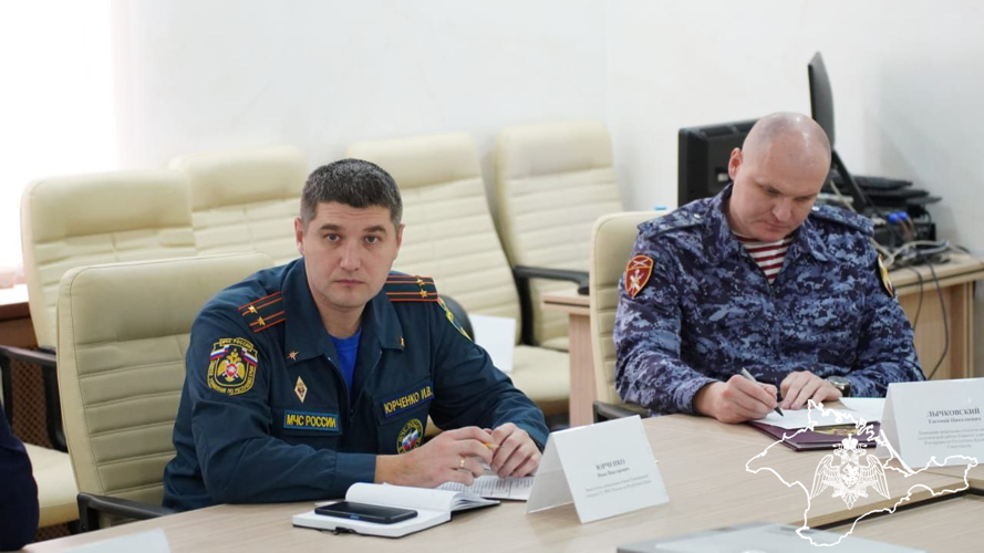 Офицер Росгвардии принял участие в заседании штаба регионального этапа военно-патриотической игры «Зарница 2.0»