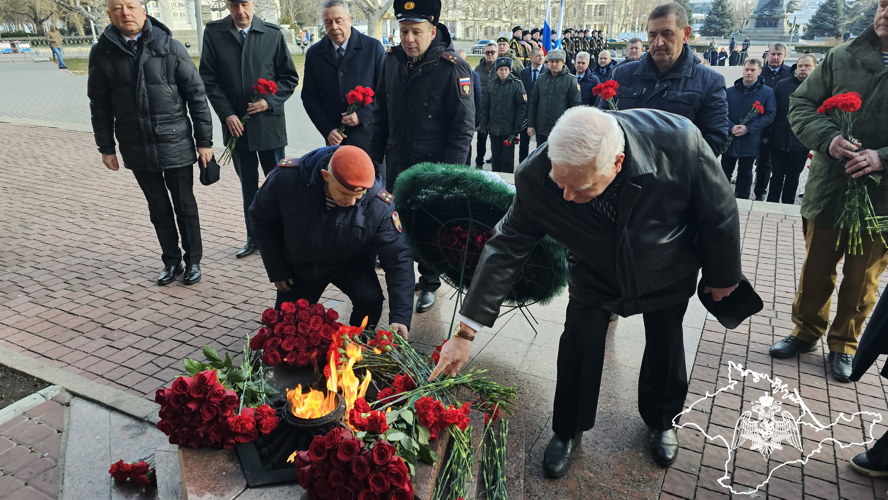 В Крыму и Севастополе росгвардейцы приняли участие в мероприятиях ко Дню защитника Отечества